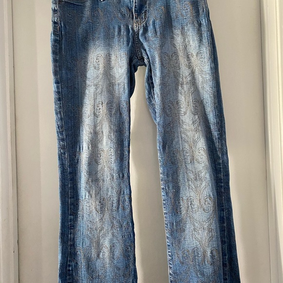 zaina di Denim - Vintage Zana Di Boot Cut Women’s Jeans With Gold Embroidery 30x30